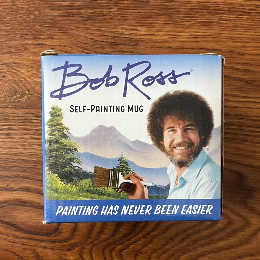 Bob Ross Self-Painting Mug
